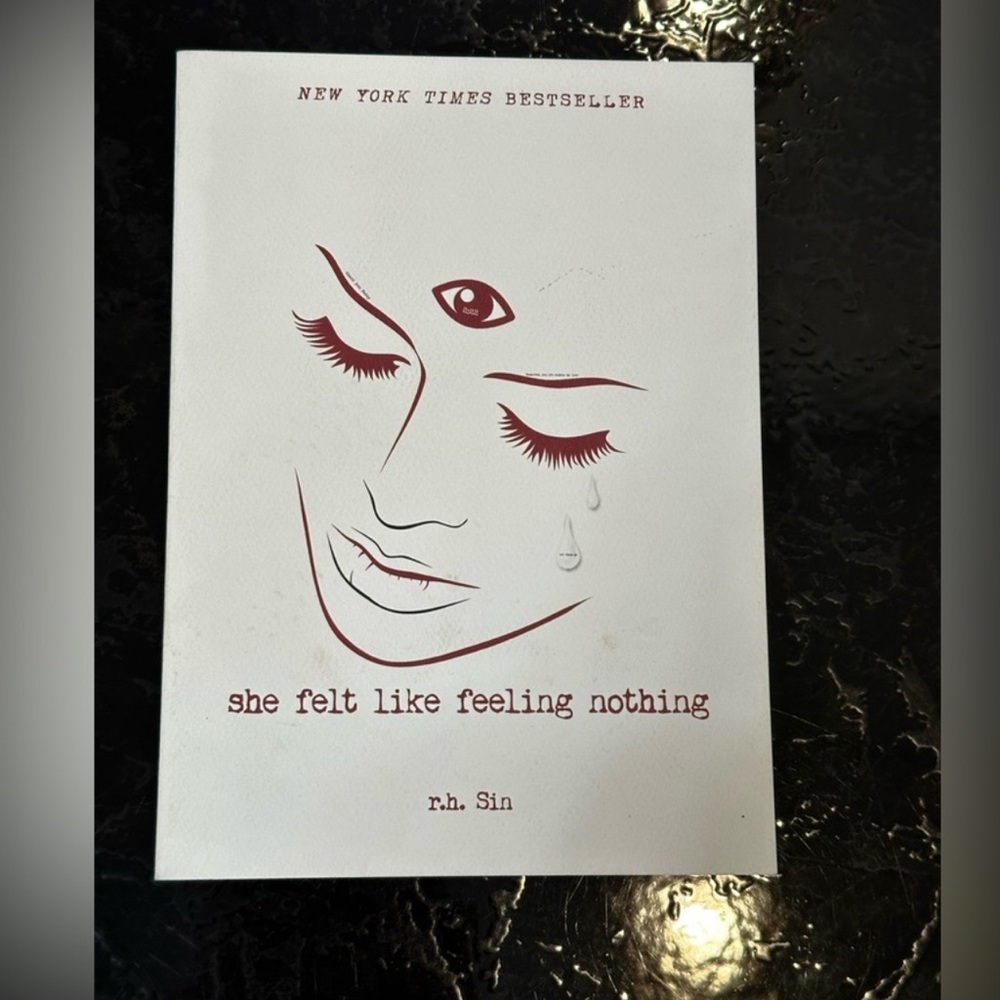 R.H. SIN “SHE FELT LIKE FEELING NOTHING” BOOK